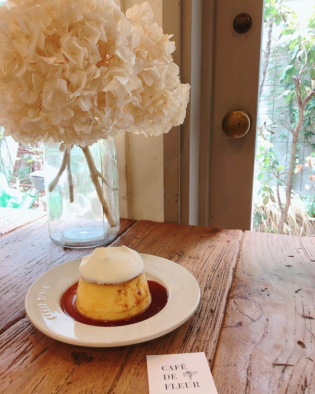 井深克彦さんのインスタグラム写真 - (井深克彦Instagram)「.﻿ 🍮🍦🌿﻿ ﻿ 固めのプリン好き🍮﻿ 手作りの大きなプディング﻿ ﻿ 僕はホイップを乗せた﻿ 富士山プリン🗻🍮﻿ ﻿ ソフトクリームもあったよ🍦﻿ 店内が可愛くて👼﻿ スイーツも美味しかった🍨💘﻿ 全部僕好みでした...🥺﻿ ﻿ お持ち帰りもあるから﻿ お持ち帰りすればよかったと後悔🍮﻿ さあみんな右下タップで 保存してね👉 （行きたいお店情報とかは保存機能使うと便利☑︎） ﻿ 📍 CAFE DE FLEUR👼﻿ ﻿ #cafedefleur #cafe #cafetime #pudding #fujisanpudding  #kamakura #sweets #dessert #鎌倉カフェ #プリン﻿ #インスタ映え  #カフェタイム #カフェ巡り﻿﻿ #美味しい #カフェスタグラム  #フォトジェニック #スイーツ  #食べスタグラム #cafestagram #プリンソフトクリーム」9月3日 16時42分 - ibuka_katsuhiko