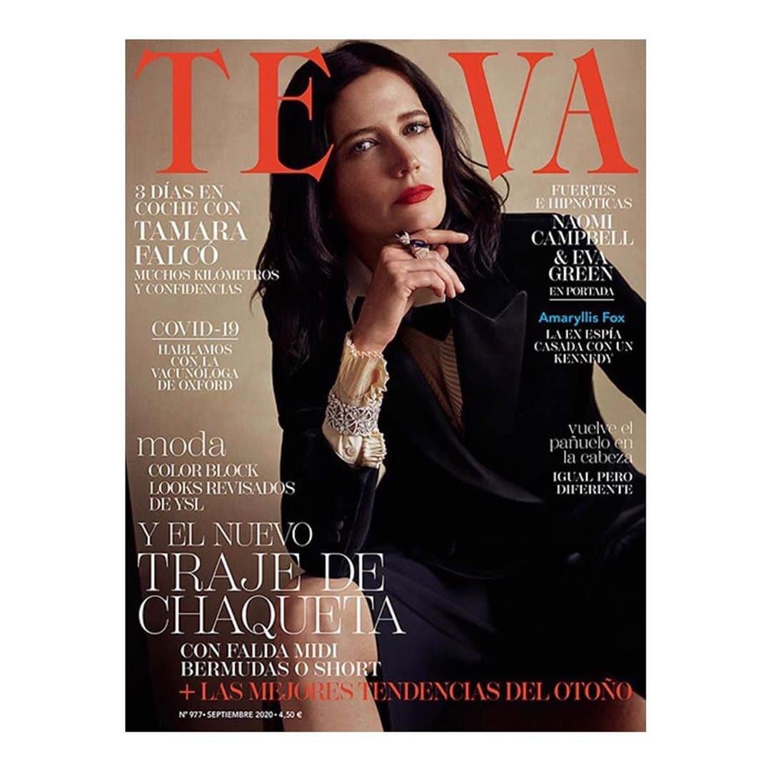 エヴァ・グリーンさんのインスタグラム写真 - (エヴァ・グリーンInstagram)「Check out @telva Magazine’s September issue !  Photo: @tomasdelafuente Stylist: Julia Martinez Hair: @kenorourke1 Make-Up: @lisaeldridgemakeup  Ensemble: @celine Jewellery: @bulgari」9月3日 17時26分 - evagreenweb