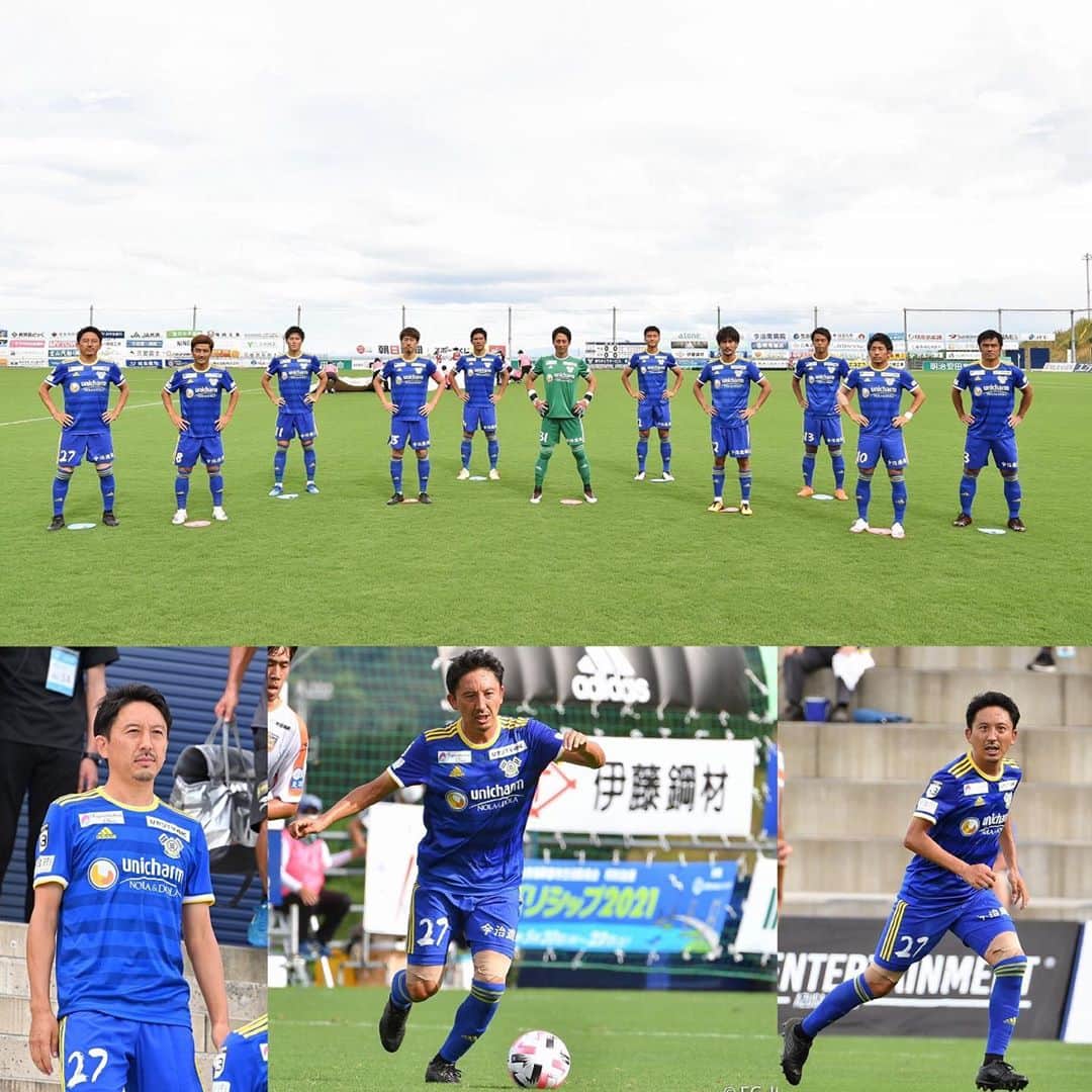 橋本英郎のインスタグラム：「【長野パルセイロ戦】 引き分けでした。  長野とやるのを楽しみにしていましたが、知ってるメンバーがいませんでした笑  次の長野でやるのを楽しみにして、良い準備しておきます。  まずは今週末連戦あるので、そちらに備えます。  #fc今治  #橋本英郎  #古巣対戦  #ac長野パルセイロ」