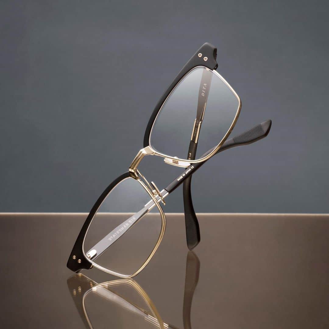 ディタのインスタグラム：「High-brow style and polished design, Statesman-Six is the ultimate culmination of sophistication and balance for those who favor refined luxury. #DITA #DITAeyewear #Statesman #StatesmanSix」