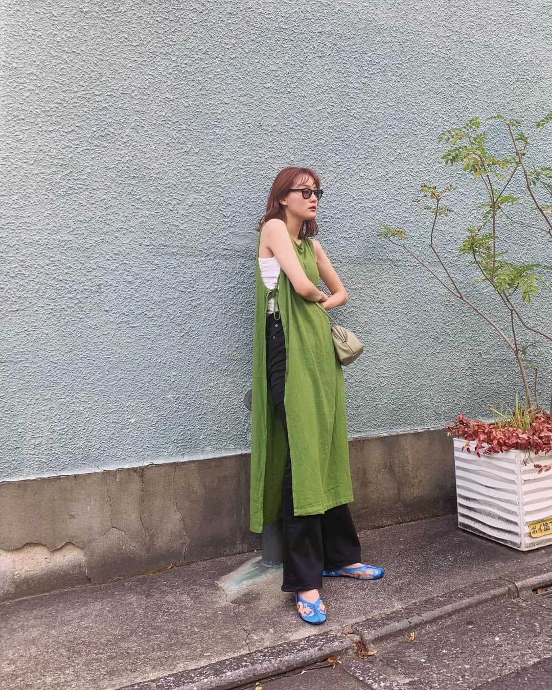 花山瑞貴さんのインスタグラム写真 - (花山瑞貴Instagram)「先日のコーデ 早く秋服着たいな〜 最近は夏服買うのを徐々に控え始めている🍂」9月3日 20時36分 - mi_smile25