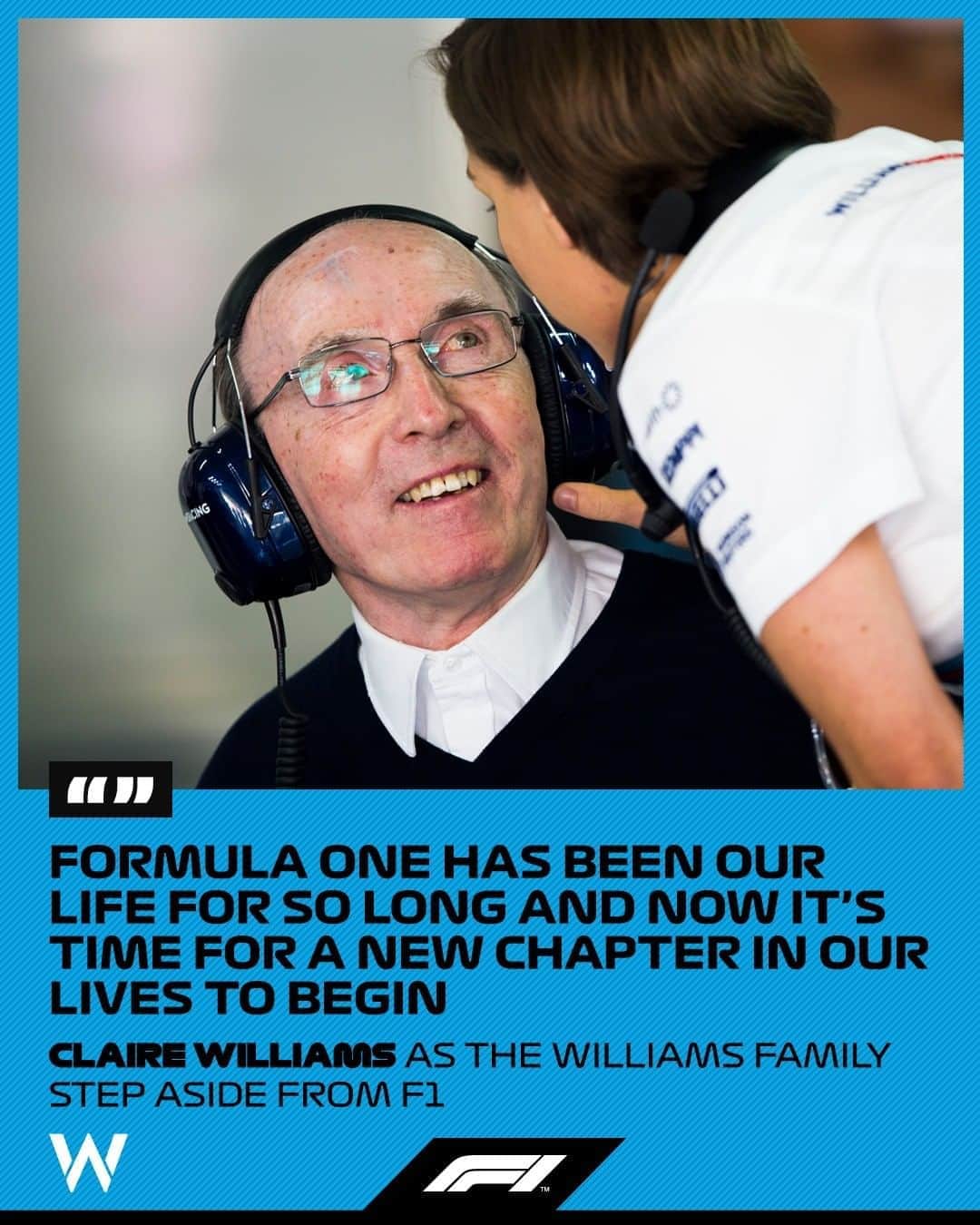 F1さんのインスタグラム写真 - (F1Instagram)「The Williams family have confirmed they will end their involvement with @williamsracing, which Sir Frank Williams founded, after the Italian Grand Prix . #F1 #Formula1 #Motorsports」9月3日 20時36分 - f1