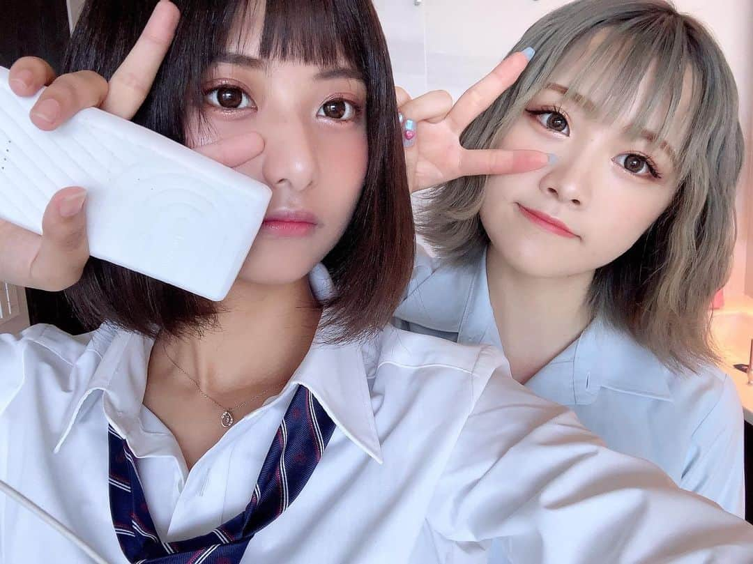 川畑愛真のインスタグラム：「みらこん💖 すき😫❤️」