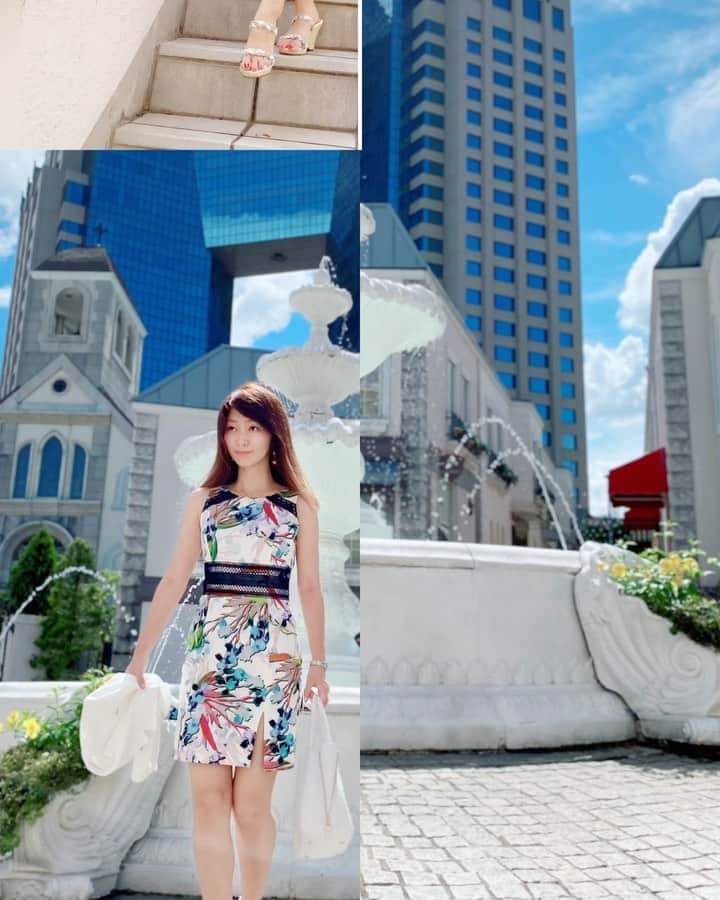 のインスタグラム：「たまにはキレイめコーデで✽✨ ▶▶▶ @sobre_dress の #ドレス 👗✨ 私の大好きなカラフルデザインがお気に入り💕 フォーマルにも使えるしっかりとした生地で かつ、とっても可愛いଘ(੭*ˊᵕˋ)੭* ੈ♡‧₊˚ * 着心地も良いし スタイル良く見える効果も嬉しい😆‼️ * ジャケットがセットになっていて 袖をめくるとワンピと お揃い柄になってるのもpoint💡 * ジャケット自体も着回し可能なので便利❤️ TPOに合わせてカッチリコーデする際に 他のワンピにも合わせられるので良きです👏🏻 * 𖤐𝕔𝕠𝕕𝕖𖤐 👗 𝚘𝚗𝚎𝚙𝚒𝚎𝚌𝚎 ⇨#sobre 👔 𝚓𝚊𝚌𝚔𝚎𝚝 ⇨#sobre 👜 𝚋𝚊𝚐⇨ #thinkbee * ストーリーズにリンク貼ってるよ🔗💕 σ(´∀`ме)▷▶▷身長💃𝟙𝟞𝟝㎝/𝑠𝑖𝑧𝑒𝟡 ✼••┈┈┈┈┈┈┈┈┈┈┈┈┈┈┈┈••✼ #ootd #fashion #outfit #coordinate #style #instafashion #コーディネート #ファッション #コーデ #code #followme #今日の服 #outfitoftheday #大人カジュアル #大人コーデ #ワンピ #ワンピース #本日のコーデ #cordinate #大人スタイル #おしゃれ好きな人と繋がりたい #綺麗めコーデ #韓国ファッション #ワンピースコーデ #タイトワンピース #タイトワンピ  #ソブレ ✼••┈┈┈┈┈┈┈┈┈┈┈┈┈┈┈┈••✼」