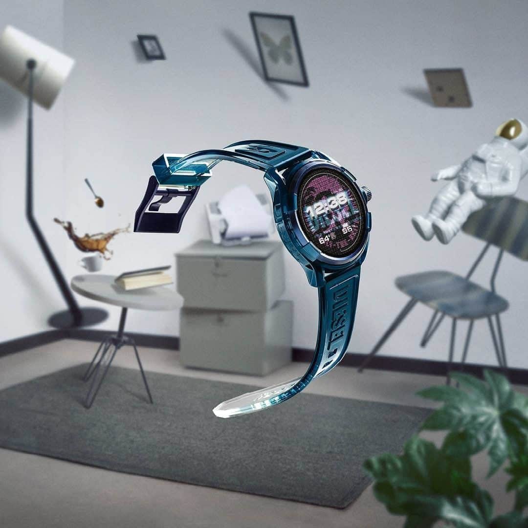 ディーゼルのインスタグラム：「No need to move anything with your mind. You have everything you need on your wrist, with the #DieselOn #Fadelite smartwatch.」