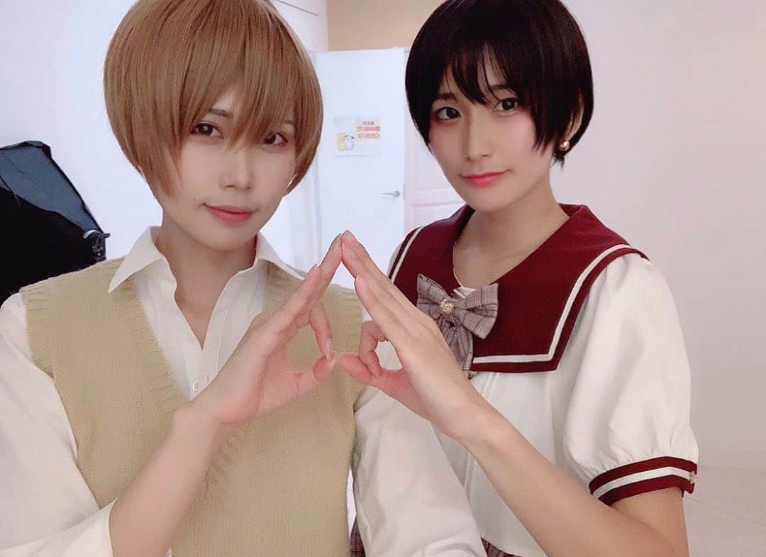 のインスタグラム：「. この度、うさこを嫁にもらいました。 幸せにします🐰✨ ( @kurusu_usako ) . (久々の男装たのしかった…♡) . 告知をおたのしみに！🍒 . ✼••┈┈••✼••┈┈••✼••┈┈••✼••┈┈••✼ . This time, I got Usako to my wife. Make you happy 🐰✨ ( @kurusu_usako ) . (It was fun to wear a man after a long time...♡) . Enjoy the announcement! 🍒 . ✼••┈┈••✼••┈┈••✼••┈┈••✼••┈┈••✼ #釘町組 #グラビアアイドル #グラドル #グラビア #gravure #グラドル自画撮り部 #gravureselfportrait #photoshoot #Photography #モデル #model #被写体 #被写体モデル #subject #kawaii #FOR_Z #めたもるふぉーぜ #めたふぉ #アイドル #IDOL #下乳 #BottomBreast #underboob #underboobs #撮影会 #撮影会モデル #PhotoSession #PhotoSessionModel #男装 #高校生」