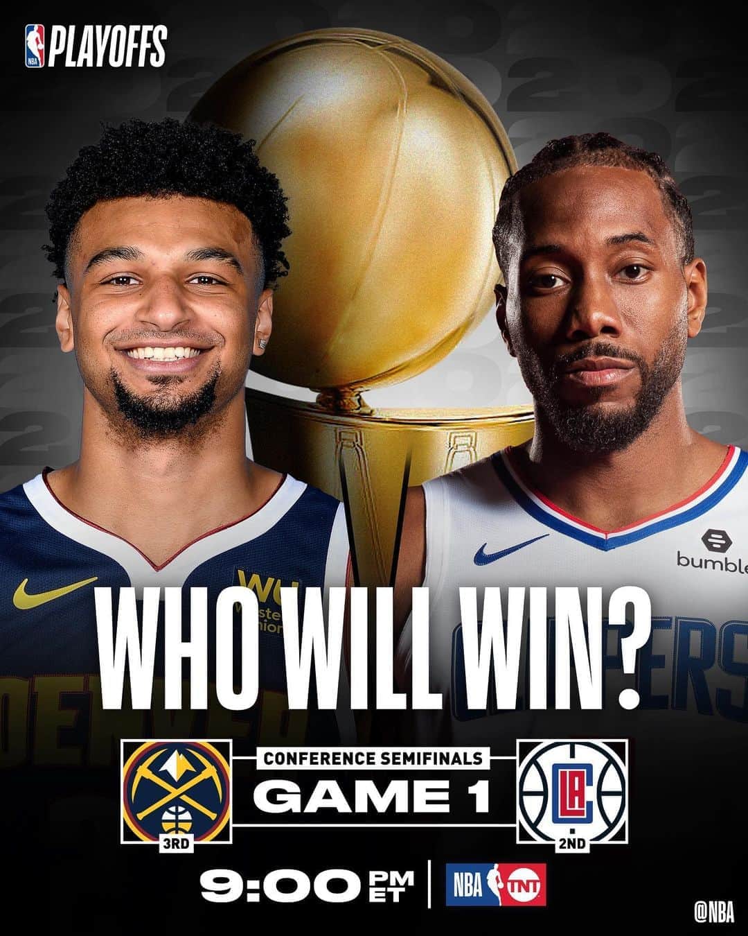 NBAさんのインスタグラム写真 - (NBAInstagram)「The @nuggets and @laclippers open up the Western Conference Semis!  WHO will ADVANCE??」9月3日 22時59分 - nba