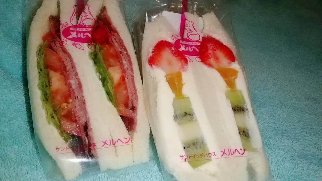 松坂南さんのインスタグラム写真 - (松坂南Instagram)「パン好きなんです❤️  #love #サンドイッチハウスメルヘン」9月3日 23時35分 - minami_matsuzaka