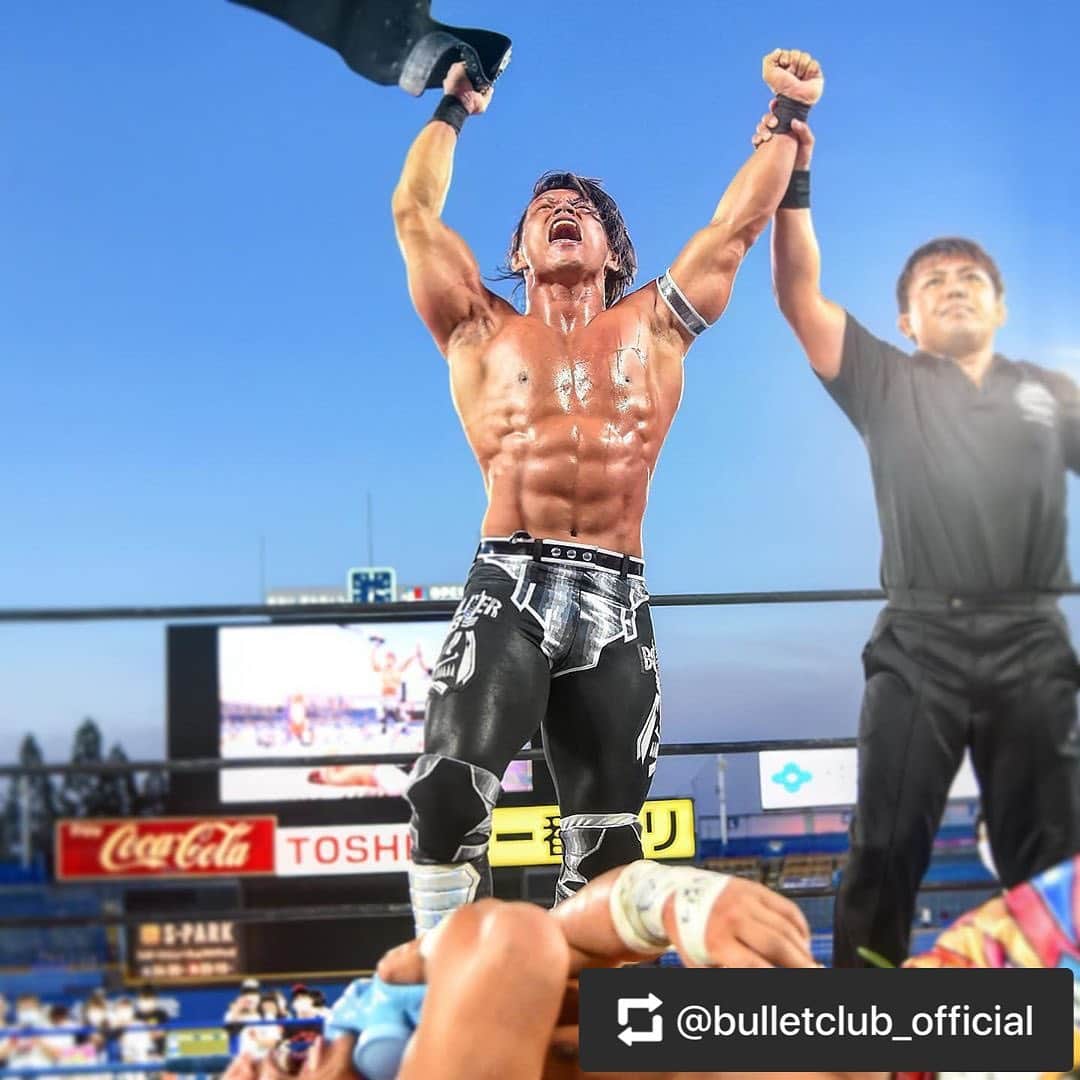 のインスタグラム：「Victorious  #石森太二 #bulletclub #njpw」