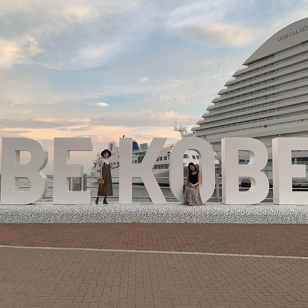 ukapiのインスタグラム：「⠀ ⠀ #bekobe #神戸#メリケンパーク」