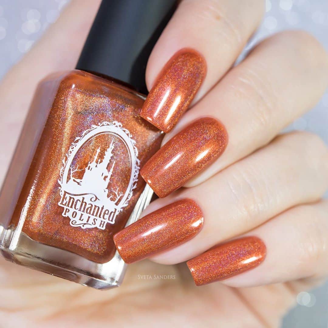 Sveta Sandersのインスタグラム：「#EnchantedPolish Rainbow Lava by @enchantedpolish 🧡」