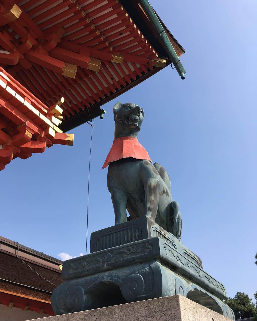 白鳥羽純さんのインスタグラム写真 - (白鳥羽純Instagram)「⛩ そびえ立ち連なる朱の鳥居 願い事が「通り」ますように•••🦊   #伏見稲荷大社 #千本鳥居 #京都伏見 #Fushimiinari #Kyotojapan #discoverjapan」9月4日 0時54分 - hasuminst