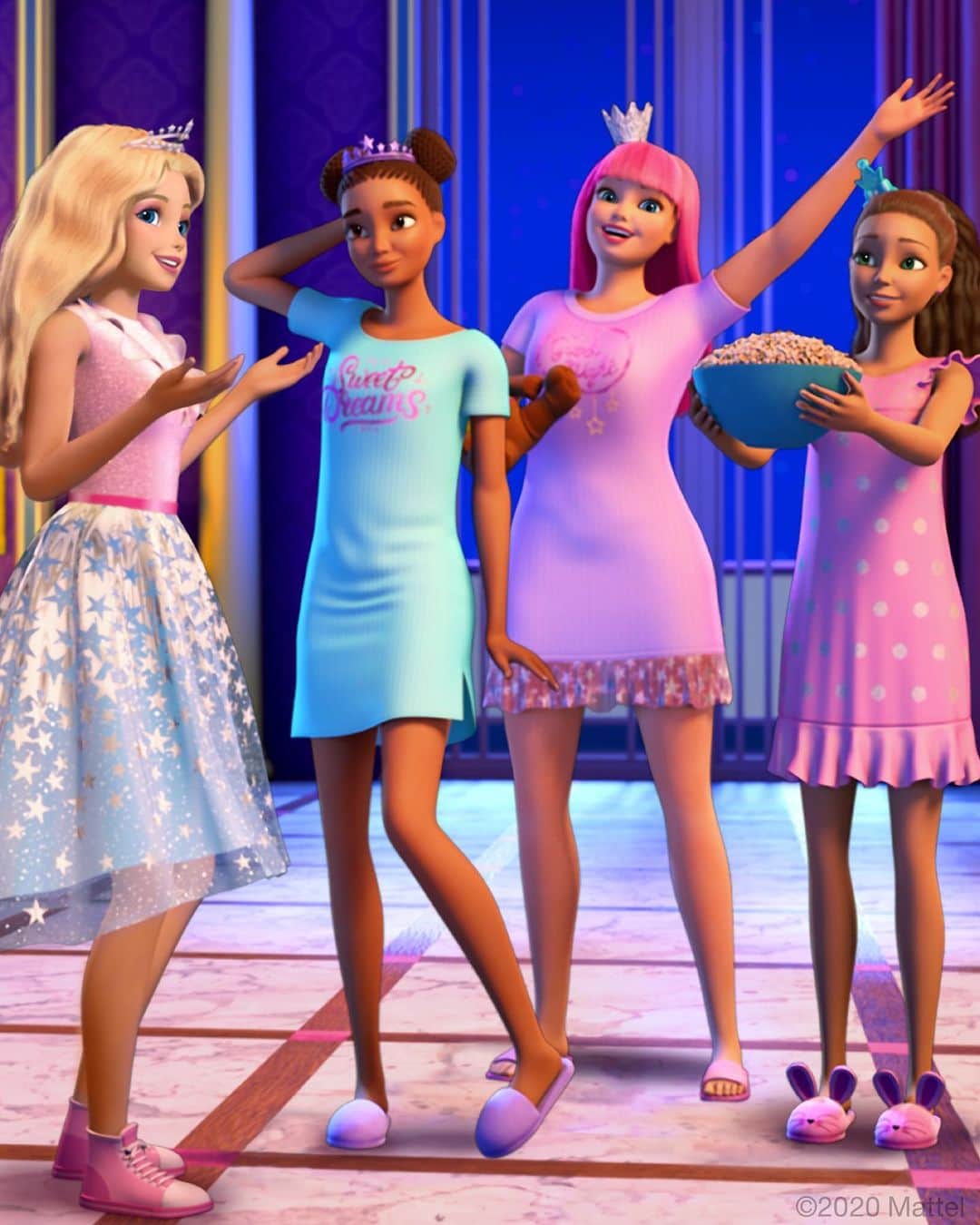 バービーさんのインスタグラム写真 - (バービーInstagram)「Tomorrow, sing your heart out to favorites from #Barbie Princess Adventure! 🎶 Join Barbie and friends for a royal Facebook Watch Party Sing-Along at 12pm PT / 3pm ET.」9月4日 1時00分 - barbie