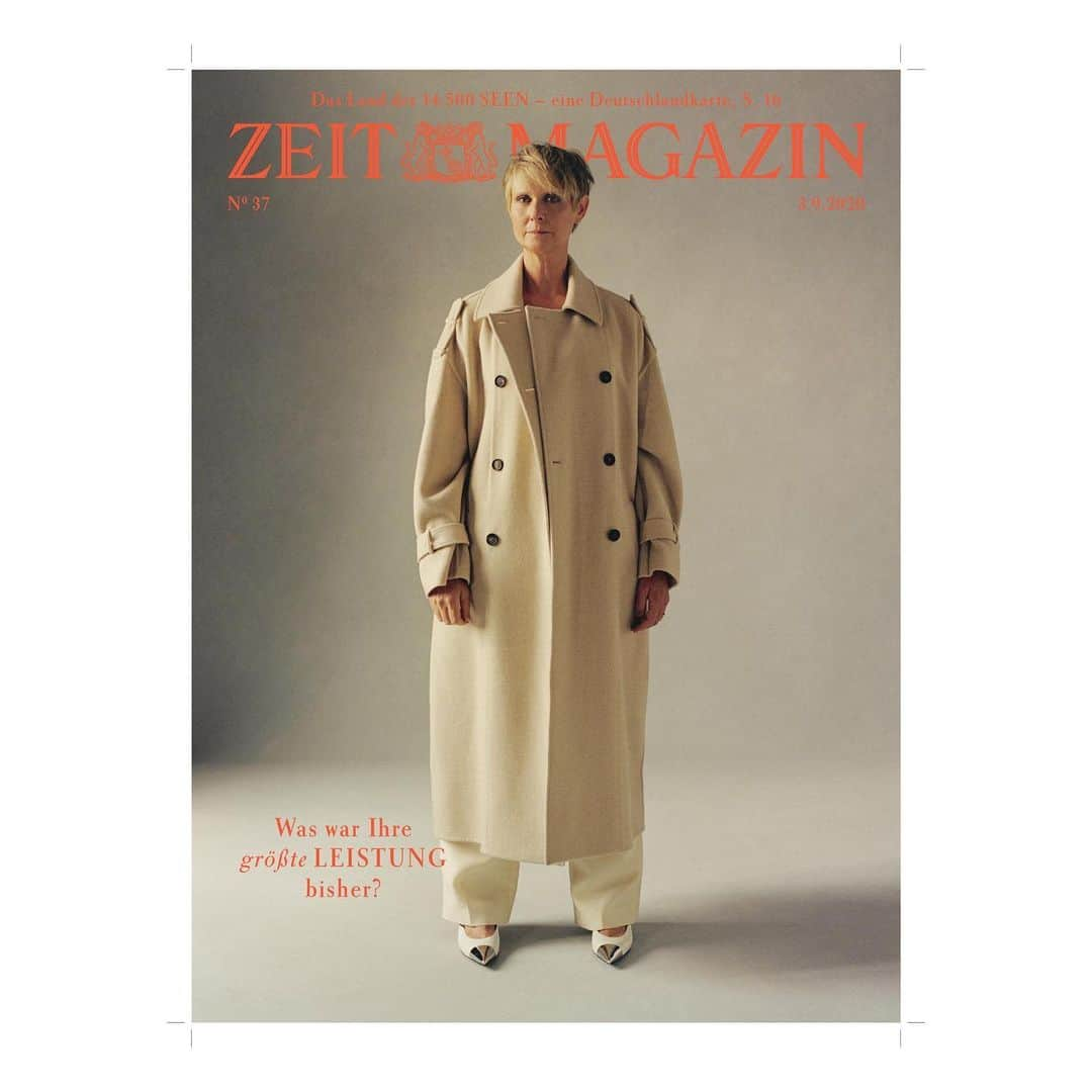 シンシア・ニクソンさんのインスタグラム写真 - (シンシア・ニクソンInstagram)「Starting to feel like Fall with @zeitmagazin & @jodyrogac.」9月4日 1時29分 - cynthiaenixon