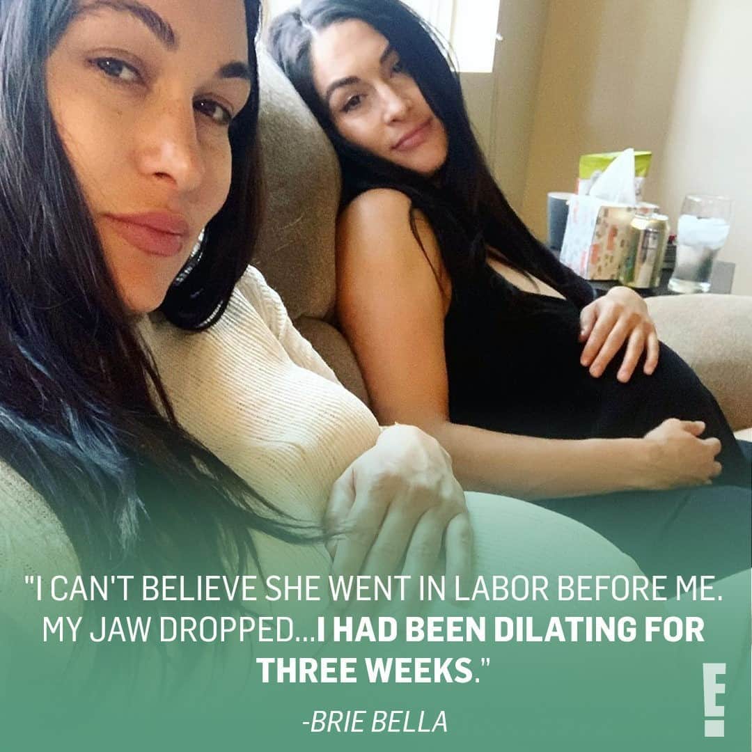 E! Onlineさんのインスタグラム写真 - (E! OnlineInstagram)「#TotalBellas stars Nikki & Brie Bella just released the first postpartum episode of their podcast and shared every single detail about welcoming Matteo and Buddy to the world. 💕 Their touching stories are at the link in our bio. (📷: @thebriebella)」9月4日 1時30分 - enews