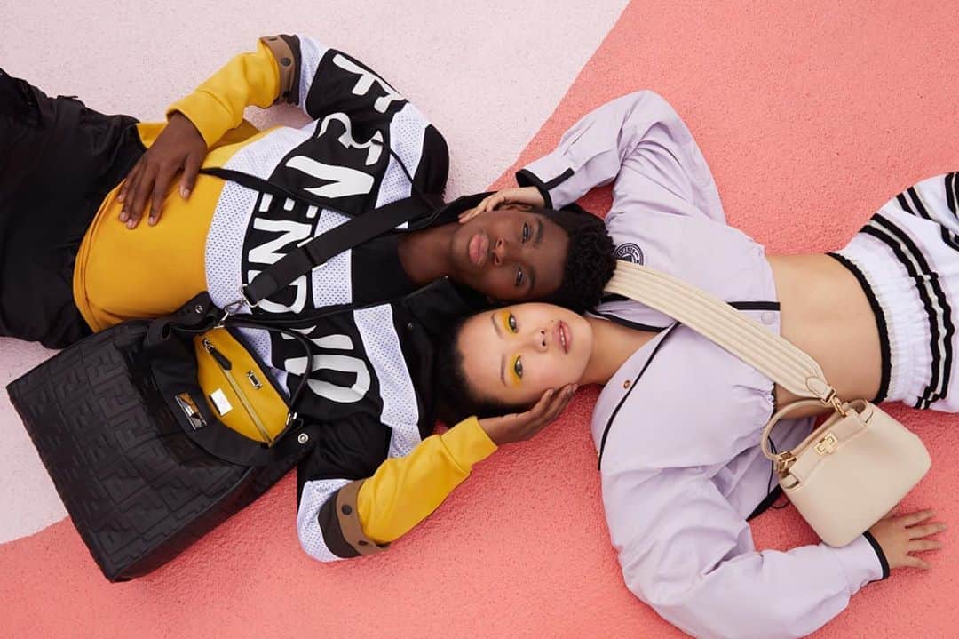 Fendiさんのインスタグラム写真 - (FendiInstagram)「Keeping the style high. A portrait of today’s young creatives – passionate, free-spirited, and daring – @altonmason and @miakong999 are photographed on the rooftop of Miami’s seven-story Museum Garage wearing #FendiPreFall20 looks and accessories. #FendiPeekaboo」9月4日 1時45分 - fendi