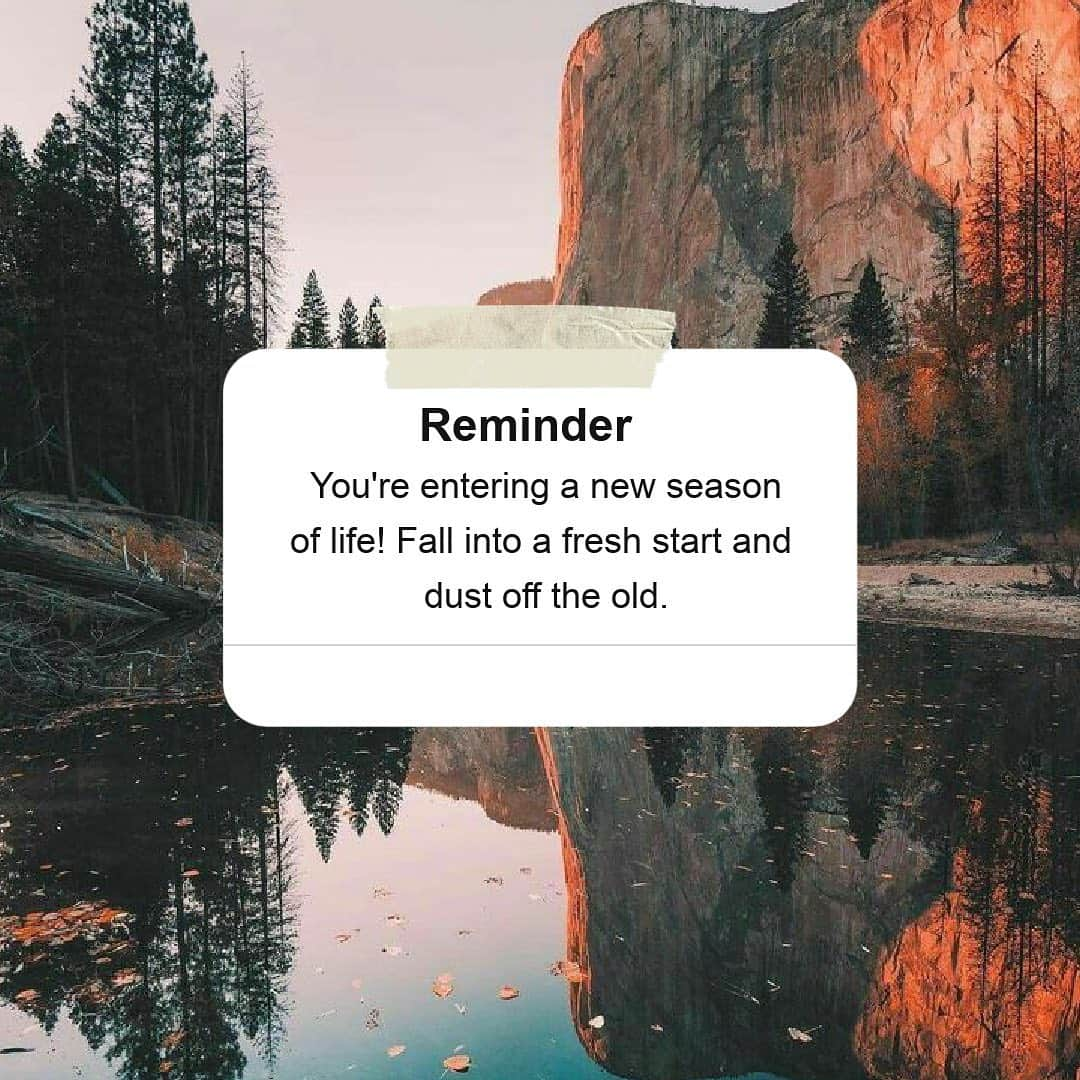 Meredith Fosterのインスタグラム：「As we approach Autumn I’m reminded that just like the leaves on the trees the old has to die in order for new life to begin. A lot of us are in a season of transition, moving, and waiting. God wants us to fully let go of the past so that we can fully move into the plan and purpose he has set for us. You will make it through the wilderness if you just keep walking.  “Behold, I am doing a new thing; now it springs forth, do you not perceive it? I will make a way in the wilderness and rivers in the desert.” Isaiah 43:19」