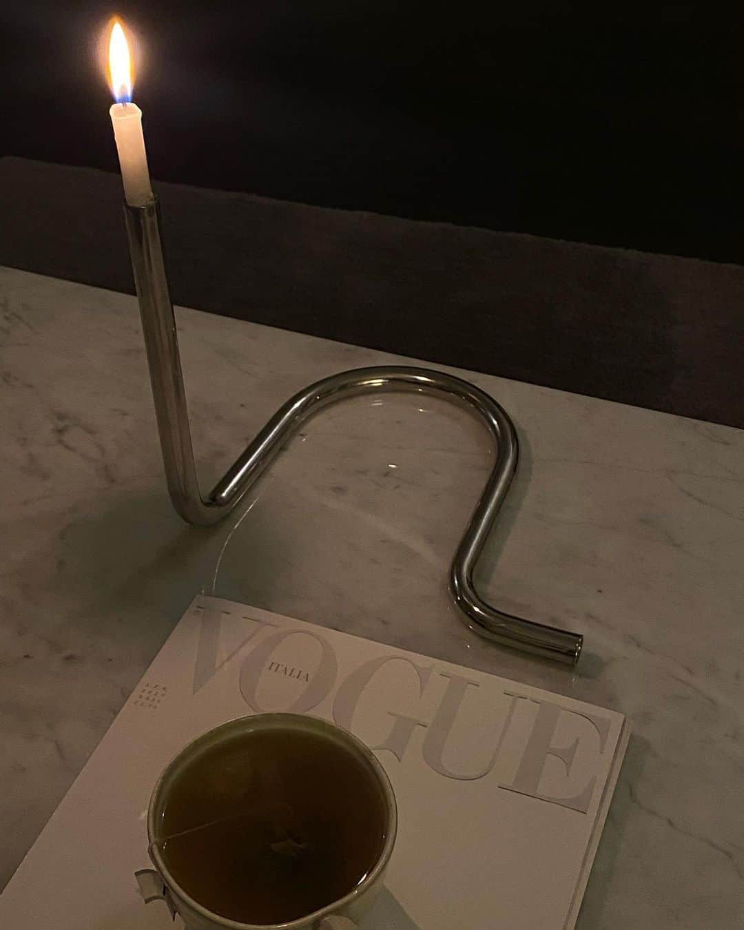Mathilde Goehlerのインスタグラム：「Last night was a perfect pre fall night 🍂🍵」