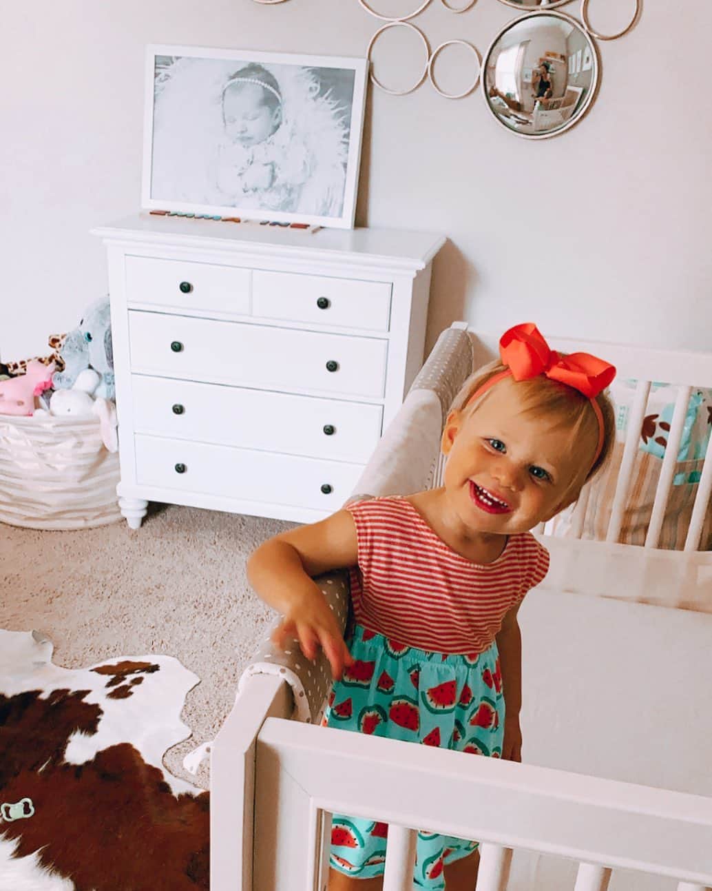 カーリー・パターソンのインスタグラム：「This girl’s personality grows by the day! Obsessed with her🎀」