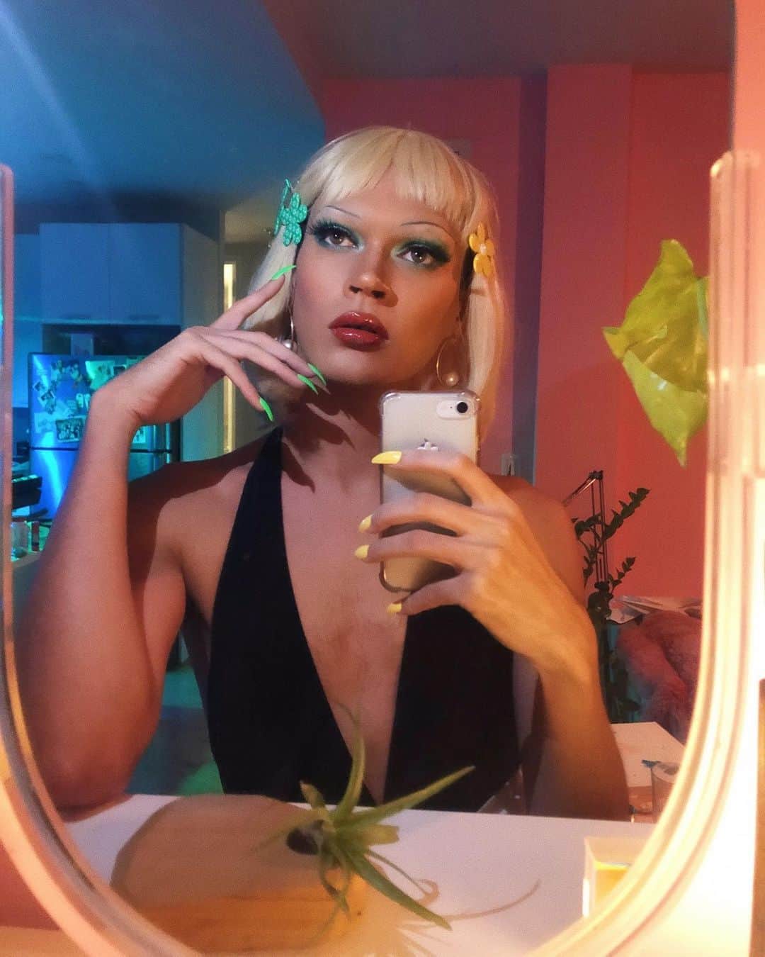 Instagramさんのインスタグラム写真 - (InstagramInstagram)「West Dakota (@iamwestdakota) has been in a state of flux. “So much of drag is reacting to what is happening in the world in real time,” says the Brooklyn-based drag artist and organizer.⁣ ⁣ When New York City went into lockdown, West Dakota and her fellow performers found a new venue for their weekly shows: Instagram Live, where they used split-screen to create wonderfully wacky lip-syncs.⁣ ⁣ When protests for Black Lives Matter erupted, West Dakota helped organize about 15,000 people, dressed in all white, to march in support of #BlackTransLivesMatter.⁣ ⁣ “There was a lot of pain and anger and fear driving us, but on the day I couldn’t help but feel incredibly proud. To see our Black trans organizers commanding the attention of thousands of people was mind-blowing,” she says. “I don’t think I truly understood the meaning of Pride until this year.”⁣ ⁣ Today, we hear from West Dakota on why it’s important for the LGBTQ+ community to #ShareWithPride.⁣ ⁣ Photo by @iamwestdakota」9月4日 3時27分 - instagram