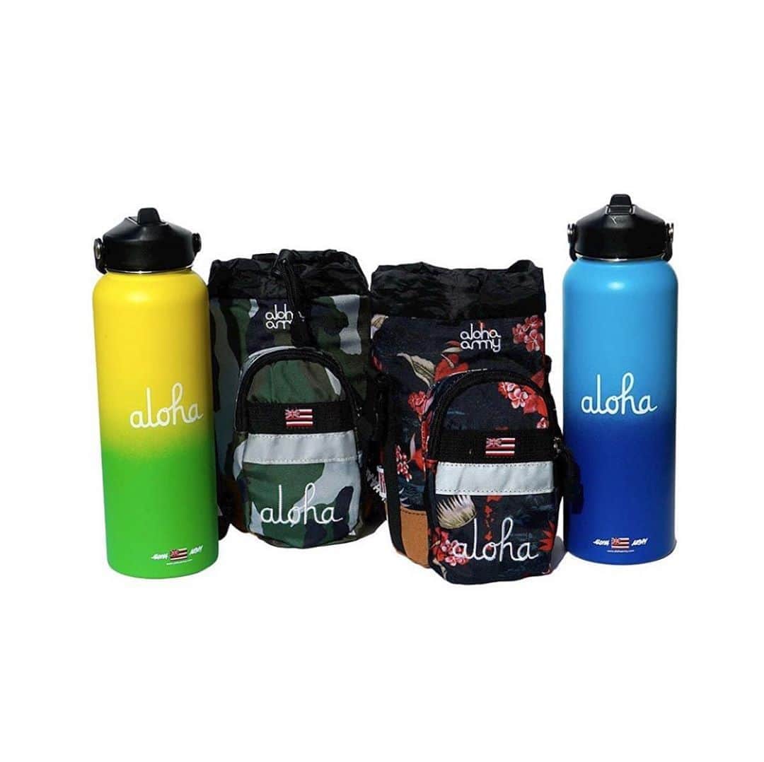 のインスタグラム：「#alohaarmy New @thealohaarmy Hidrobags & Hidroflasks now available at alohaarmy.com 🤙🏼」
