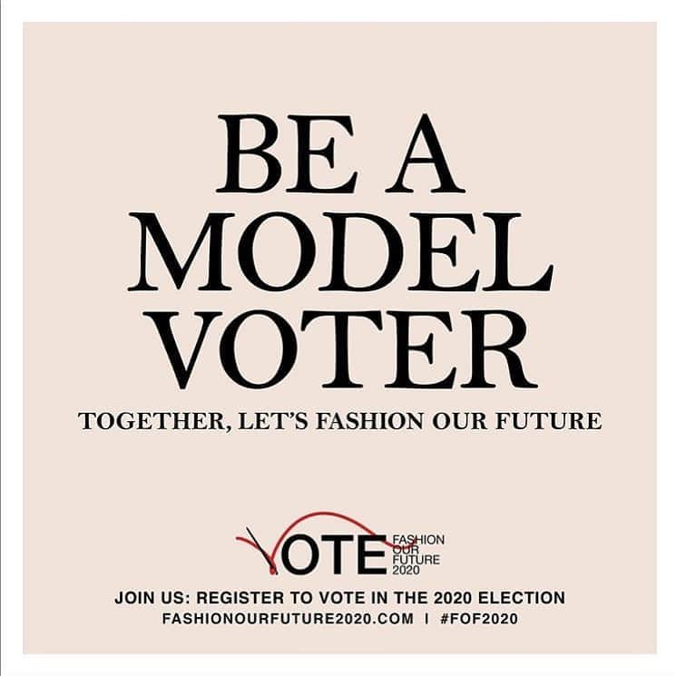 IMG Modelsさんのインスタグラム写真 - (IMG ModelsInstagram)「#ModelVoter. ⭐️ Are you registered to vote? Starting today, we’re joining forces with @FashionOurFuture2020 and @VotoLatino to register ONE MILLION voters across the country in advance of the most important election of our lifetime. Together, we can create a legacy that is bigger than any one fashion week, runway show or collection. Follow @FashionOurFuture2020 and tap the link in our bio to learn more. #FOF2020 #FashionOurFuture2020」9月4日 5時49分 - imgmodels