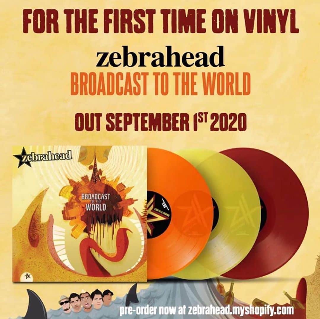 Zebraheadさんのインスタグラム写真 - (ZebraheadInstagram)「We start shipping these today!! Get em while they are hot!! Still a handful left  ....  UK and Europe store: https://zebrahead.myshopify.com  North American Store (People of Punk Rock):  bit.ly/ZH_BroadcastLP . . . . . . . #party #vinyl #broadcasttotheworld #zebrahead」9月4日 7時17分 - zebraheadofficial