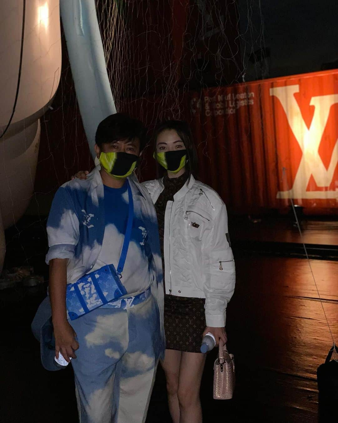 平田りえさんのインスタグラム写真 - (平田りえInstagram)「with my Mr.⛅️  @louisvuitton  @virgilabloh  #LVMenSS21」9月4日 8時40分 - riehirata0315