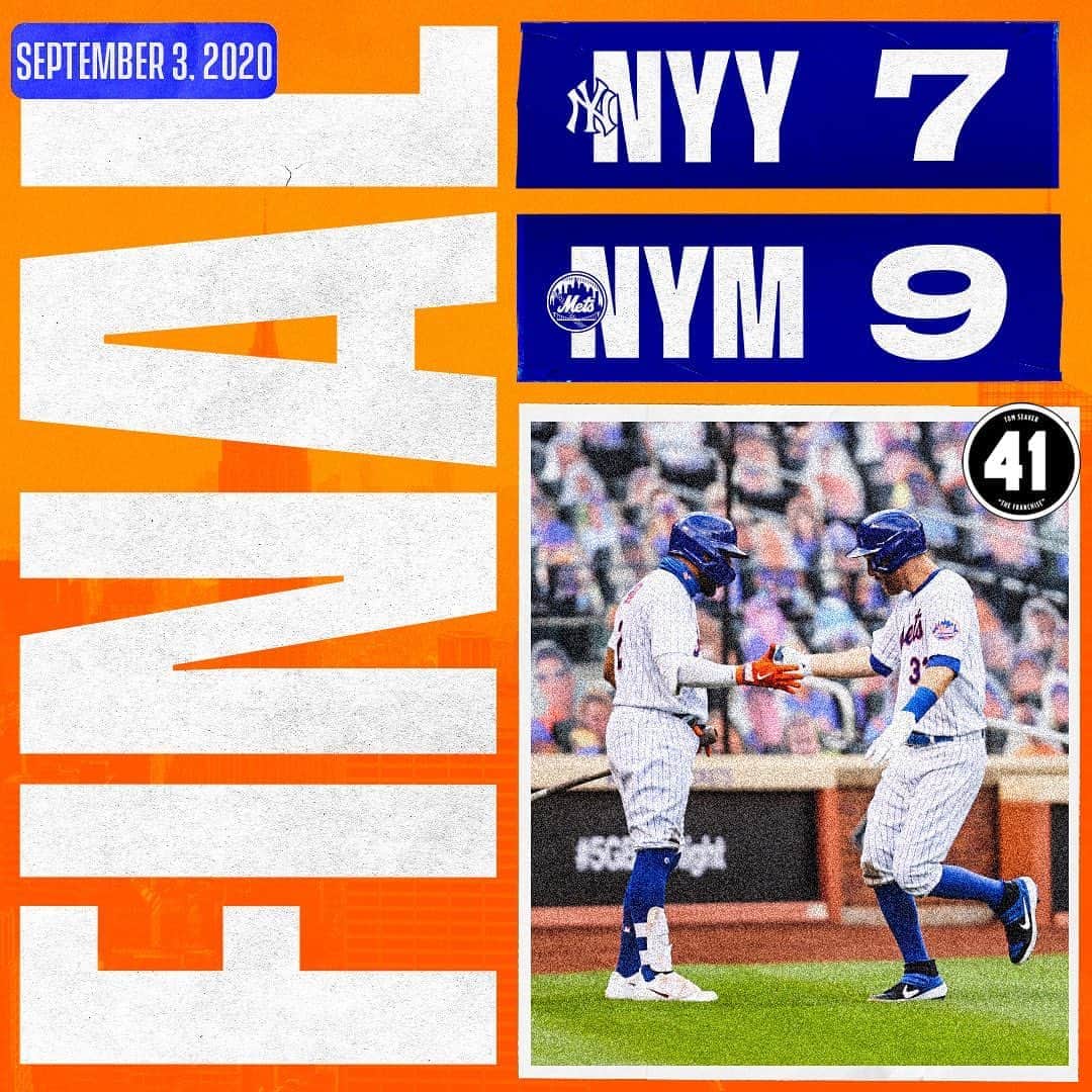 ニューヨーク・メッツさんのインスタグラム写真 - (ニューヨーク・メッツInstagram)「Terrific! #MetsWin! #ForTom #LGM #Mets」9月4日 9時19分 - mets