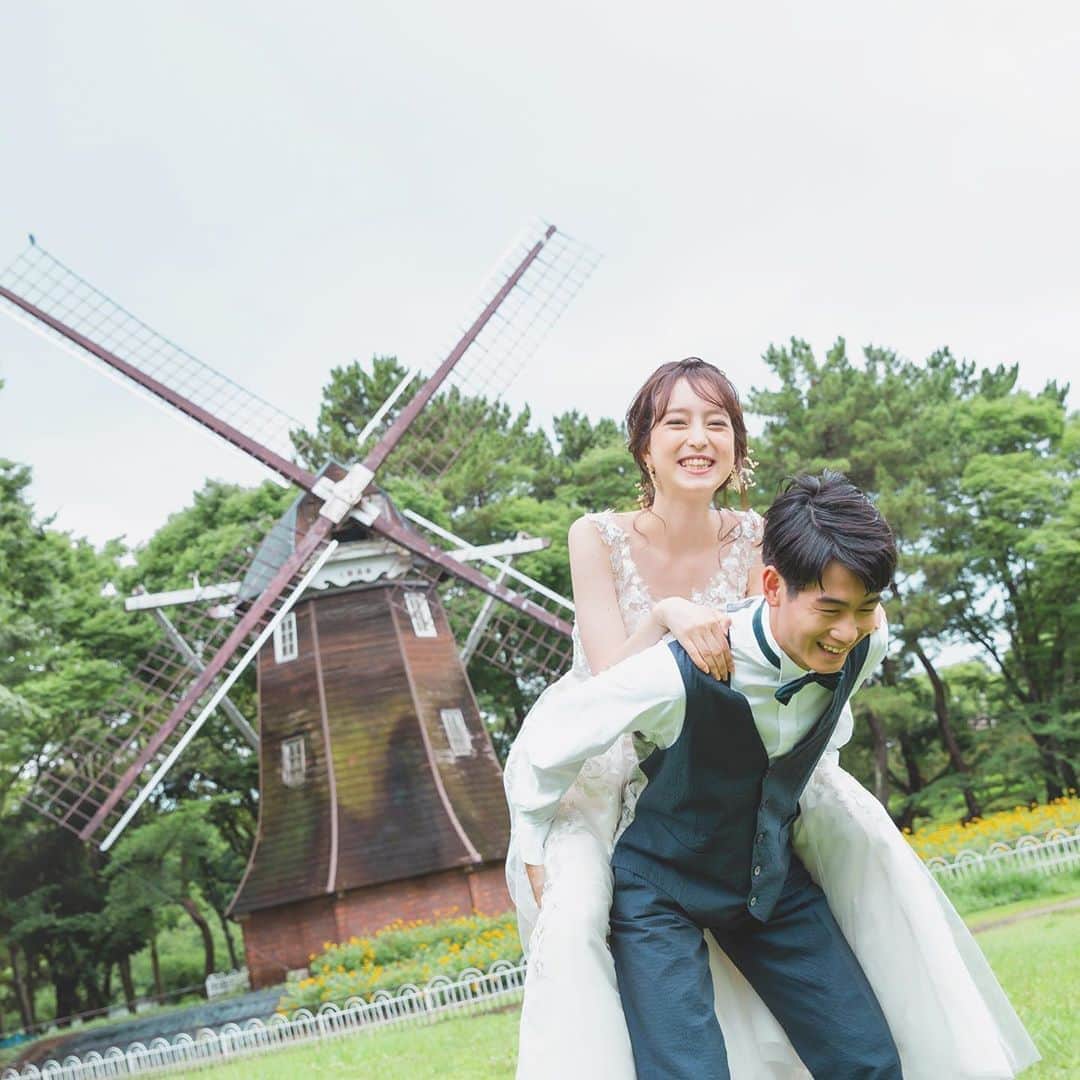 CLAIREのインスタグラム：「遊びのショットもぜひ✨ ・ @clairebridalstudio」