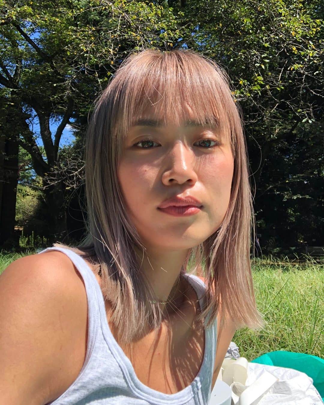 mao mitsuiのインスタグラム：「朝起きて着替えもせずそのままヨガしにきたらすごい満たされた✨」