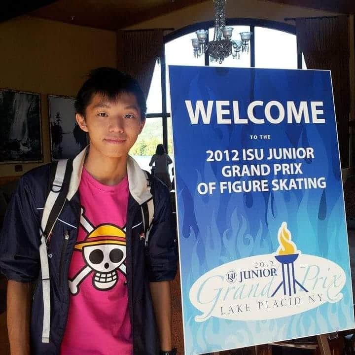 李厚賢のインスタグラム：「2012 JGP@ Lake Placid #當年今日 #青澀」
