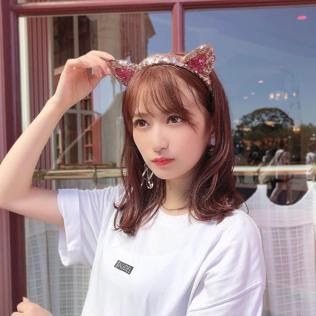 桑島 夢さんのインスタグラム写真 桑島 夢instagram 久しぶりのディズニーランド ブタだけどネコみたいでかわいい カチューシャ どう ディズニーランド 東京ディズニーランド ディズニー Tokyodisneyland ハムカチューシャ 9月4日 22時13分 Yumepi23