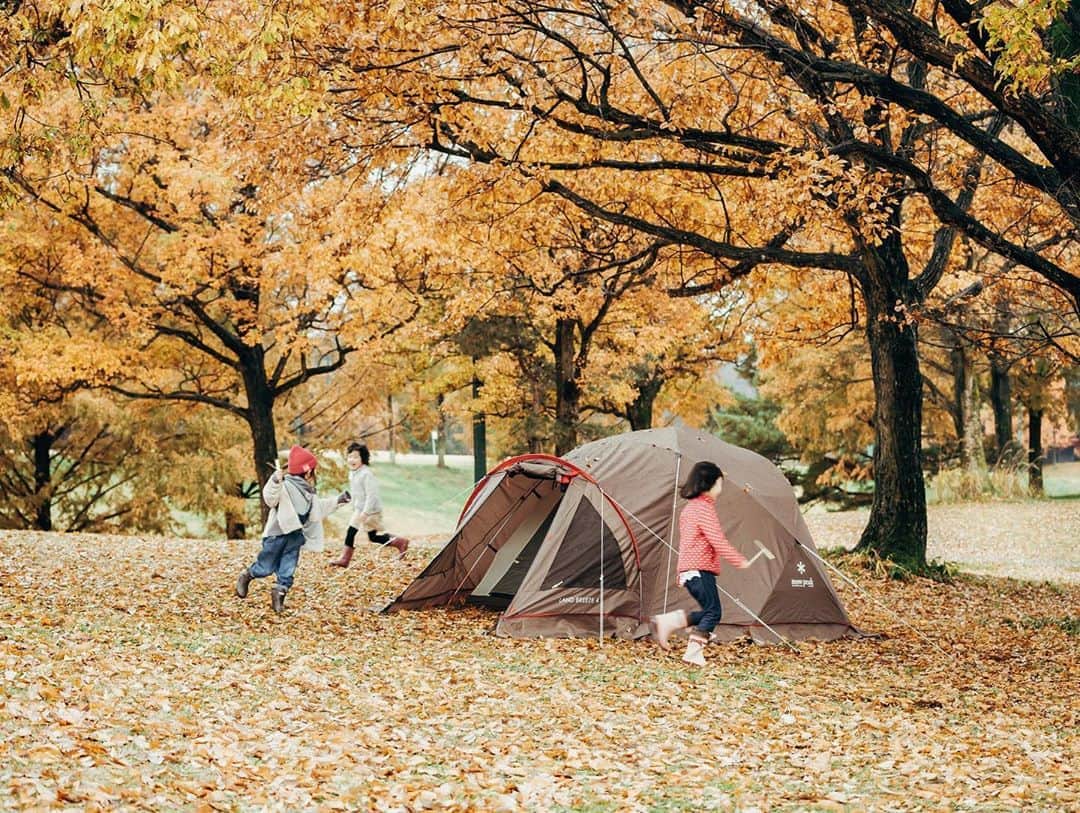Snow Peakさんのインスタグラム写真 - (Snow PeakInstagram)「The most enjoyable season for camping is coming soon.  So now is the time to start camping.  一年で一番、キャンプが楽しい季節が、もうすぐ。 今年も秋のキャンプを思いきり楽しみましょう。  #スノーピークで秋の野遊び   . 人生に、野遊びを。  #NOASOBI embrace your nature . #snowpeak #camp #紅葉キャンプ   ご購入・商品詳細は、 商品タグをタップして オンラインストアへどうぞ。  ◇オンラインコンシェルジュによる チャットサービスを実施中！ 知識豊富なスノーピークスタッフが お客様のお買物をサポートいたします。」9月4日 23時21分 - snowpeak_official