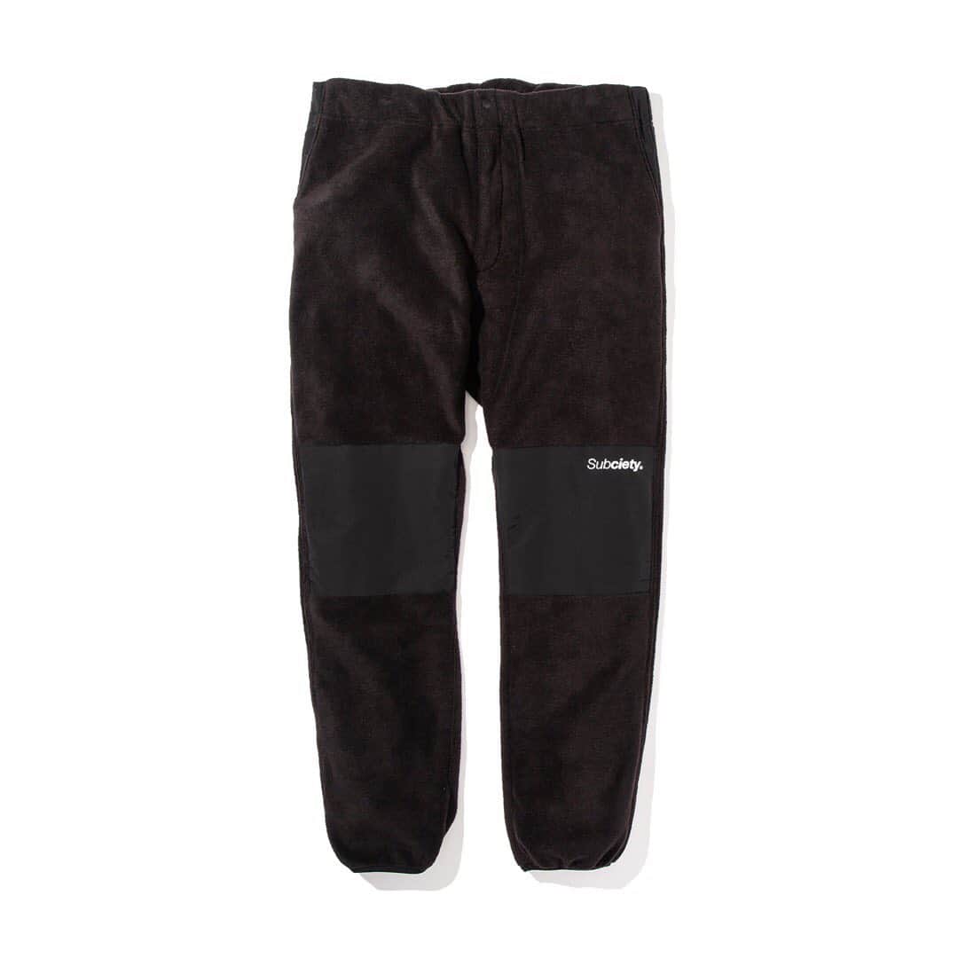 Subciety Subciety Officialさんのインスタグラム写真 - (Subciety Subciety OfficialInstagram)「FLEECE PANTS.#Subciety」9月4日 15時40分 - subciety_official