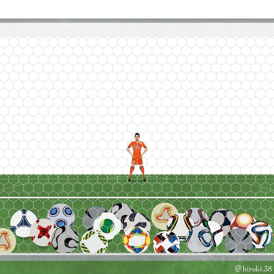 hiroki.38さんのインスタグラム写真 - (hiroki.38Instagram)「. 21個 ／ Accumulation . . 山瀬功治選手、 21年連続ゴール達成おめでとうございます！ . . #山瀬功治 #愛媛FC #21年連続 #ゴール #j2 #jリーグ #日本代表 #イラスト #サッカー #サッカーイラスト #footballplayer #soccerplayer #sketch #vectorart #illustrator #illustrations #soccerillustration #samuraiblue #kojiyamase #yamase #ehimefc #ehime #jleague #samurais」9月4日 17時03分 - hiroki.38