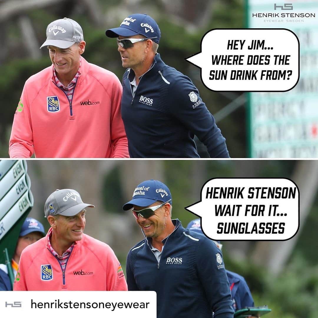 ヘンリク・ステンソンのインスタグラム：「Less than 3 weeks to purchase 😎  Posted @withregram • @henrikstensoneyewear Less than 3 weeks until US Open kicks off, once again we are offering full refunds if @henrikstenson brings home the W at the @usopengolf 😎  #sunglasses #eyewear #fashion #sunglasseslover #glasses #golf #pgatour」