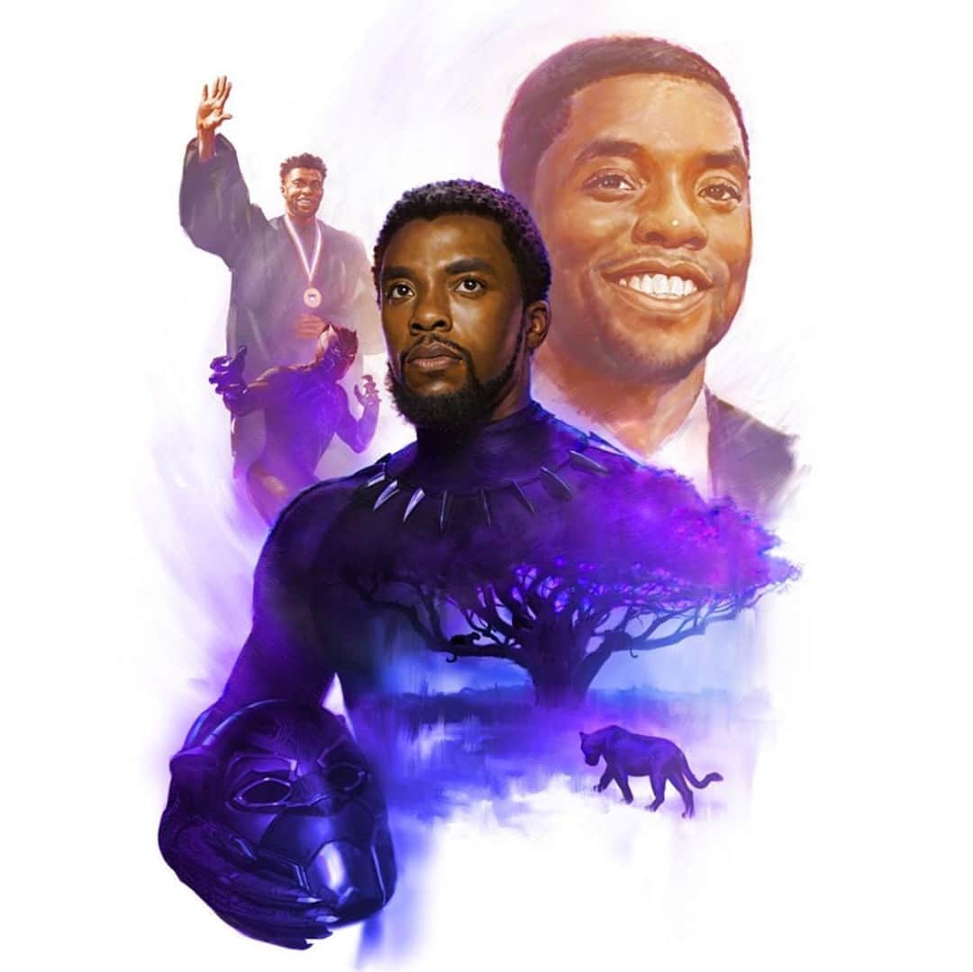 HYPEBEASTさんのインスタグラム写真 - (HYPEBEASTInstagram)「Marvel has unveiled the official tribute art for Chadwick Boseman. Created by the studio's Head of Visual Development Ryan Meinerding, the piece sees the late actor in and out of the Marvel Cinematic Universe. His portrayal of King T’Challa in ‘Black Panther’ and a depiction of Wakanda’s ancestral plane is at the forefront of the artwork, while the image of him during his Commencement speech at Howard University in 2018 is a reminder of the important message he left for the world.⁠ Photo: Marvel」9月4日 19時15分 - hypebeast