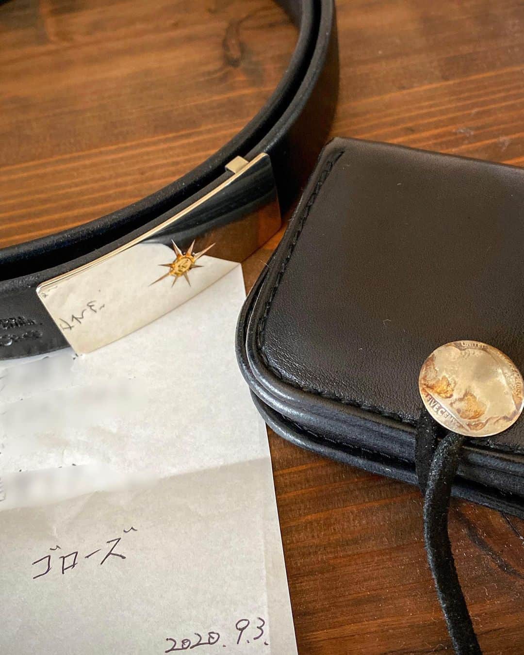 山中亮平のインスタグラム：「かっこいい。最高です。 お手紙までありがとうございます。 . . . #goros #ゴローズ」