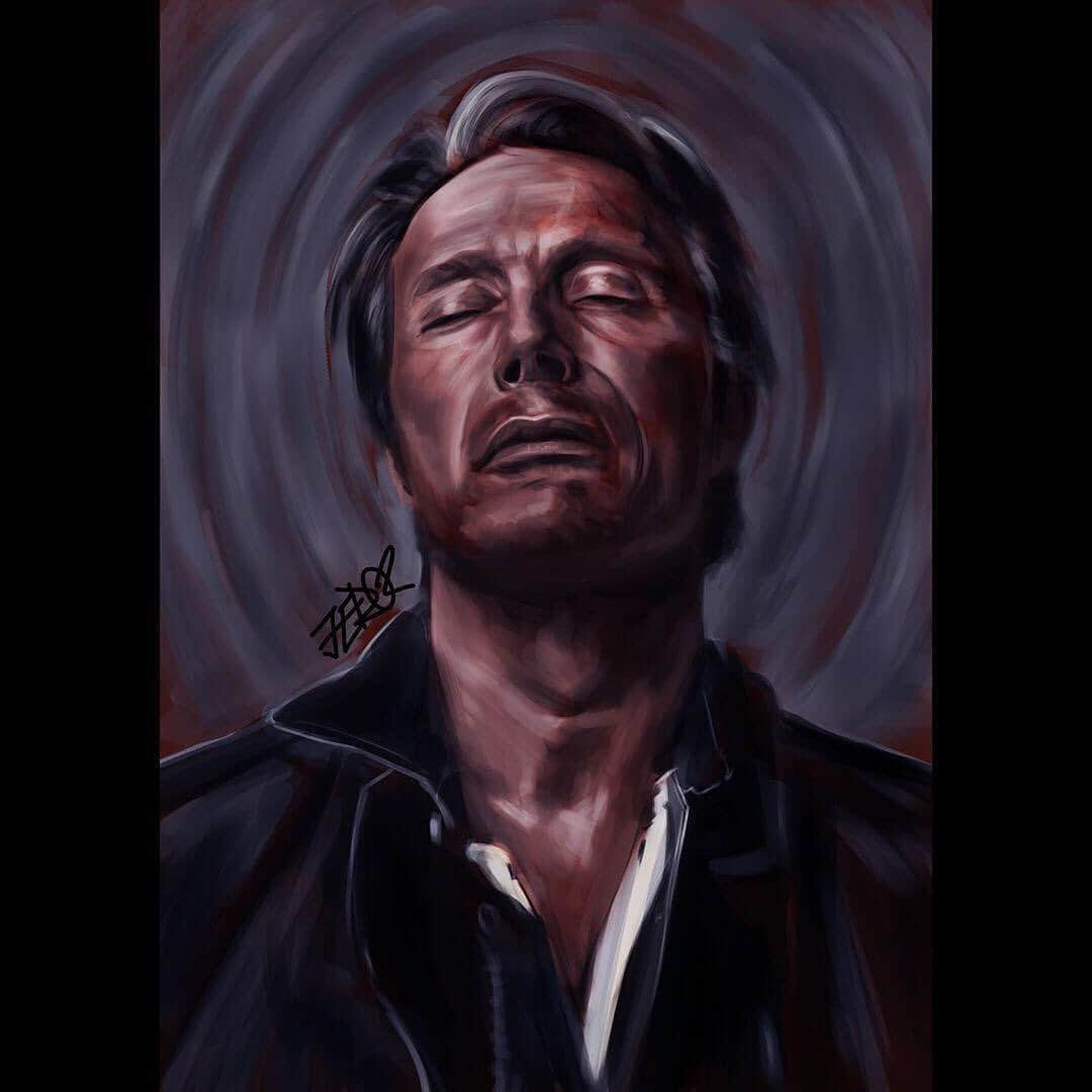 マッツ・ミケルセンさんのインスタグラム写真 - (マッツ・ミケルセンInstagram)「🎨 #FanArtFriday: This week's fan art submitted by @jeroz_x aka @jeroz_.  #MadsFriday #TheOfficialMads」9月4日 19時40分 - theofficialmads