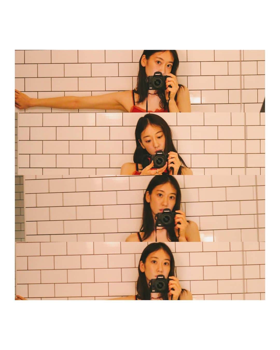 鮎川桃果のインスタグラム：「まだ夏！ まだ袖ない服でいたい〜🌞  今日は初めての事をやってきた 昔から体験したことないモノに凄いワクワクする性格  怖い気持ちもたまにはあるけど、 怖いもの見たさが勝つし  ひよったりして逃げたとしたら どんなだろうって気になって仕方ない  だから結局 やる、見る、食べる、行くetc  年々その気持ちが増してて とっても楽しんでる🤸‍♀️  ポジティブにトライする方が楽しいよ♡  #momokaayukawa#actress#japaneseactress#鮎川桃果#actress#여배우#演員」