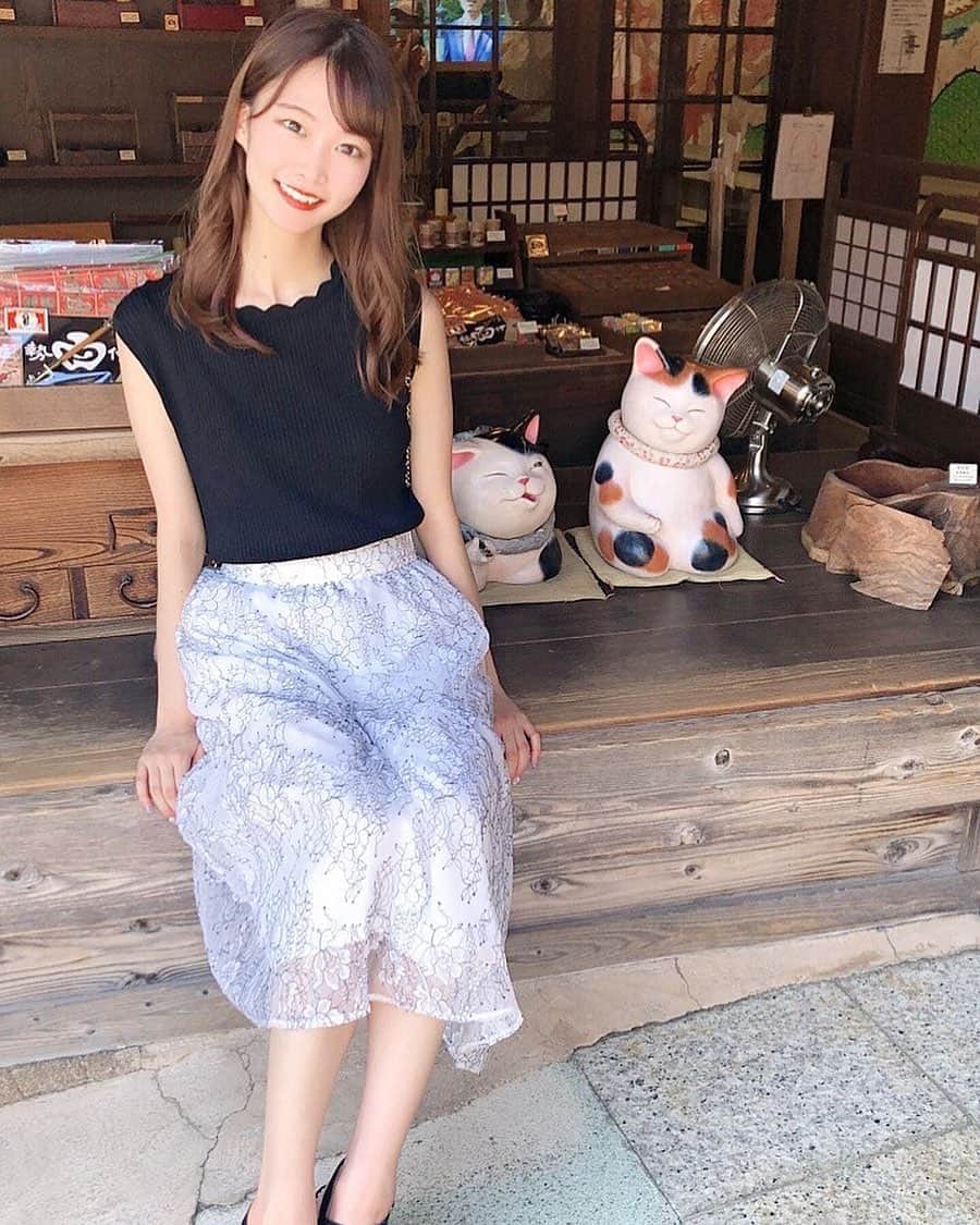 齋藤佳穂のインスタグラム：「今年も伊勢のねこちゃんに会えました🥰🥰  #ミスキャンパス立命館 #ミスキャンパス立命館2020 #ミスキャン #ミスキャンパス #ミス立命館 #立命館大学 #京都 #女子大生 #mcr2020 #mcr #bkc #ritsumeikan #おかげ横丁 #三重県」
