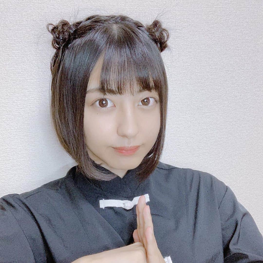 河合くるみさんのインスタグラム写真 - (河合くるみInstagram)「・ ・ #31日目 #100日後にかわいくなるくるみちゃん ・ ・ 表編み→みつあみ→おだんご ・ やりかたはポコチャ最新アーカイブでチェック☑ ・ ・ #TikTok もあげました♡ ・ ・ #チャイナ #チャイナガール #チャイナ服 #チャイナワンピース #おだんご #ボブヘア #ボブアレンジ #サロモ #撮影 #おだんごヘア  #followme #instalike #china #chinatown #chinagirl #japan #kawaii #culture #hairstyle #photo」9月4日 20時10分 - 6v6_krm