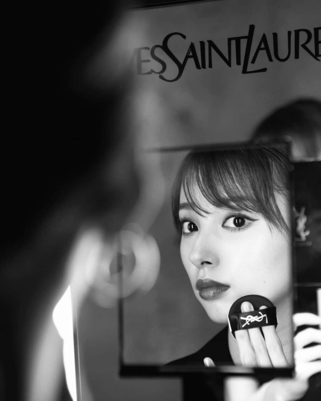 谷川菜奈さんのインスタグラム写真 - (谷川菜奈Instagram)「YSL BEAUTY LE CUSHION ENCRE DE PEAU LAUNCH CELEBRATION EXHIBITION. これとっても良い🖤🌛 @yslbeauty  #アンクルドポールクッション」9月4日 20時24分 - pechi.130