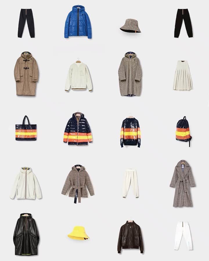 のインスタグラム：「Iconic pieces from the new #KWay R&D collection: capes, duffle coats, reversible parkas, longline belted coats with oversized lapels and other pieces...for her and him.   Available soon in K-Way stores and exclusive concept stores from the end of September 👈🏼  #MadeToBeSpecial」