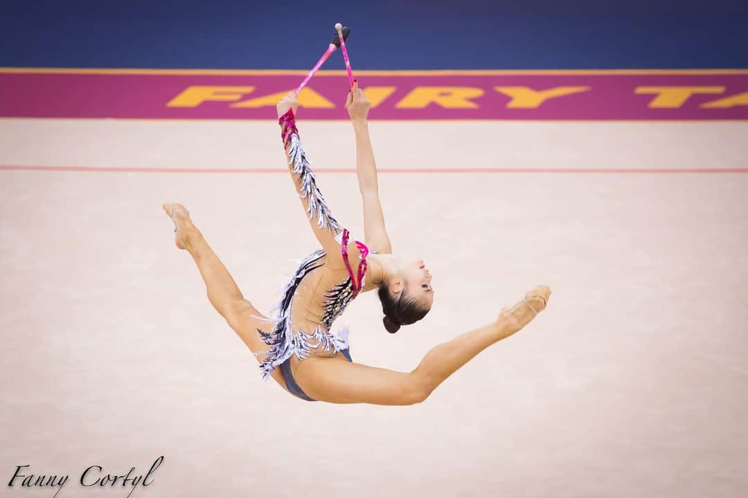 皆川夏穂さんのインスタグラム写真 - (皆川夏穂Instagram)「Thank you for wonderful pictures❣️﻿ ﻿@fannycortyl ﻿ ﻿ #rhythmicgymnastics  #roadtotokyo」9月4日 21時37分 - kaho_minagawa0820