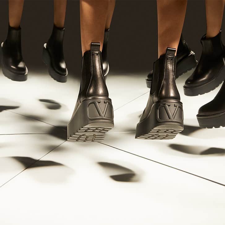 Saks Fifth Avenueのインスタグラム：「The Lug Sole Boot: Create a fresh reboot this season in @maisonvalentino's utility-inspired, must-have fall shoes. #SaksItList」