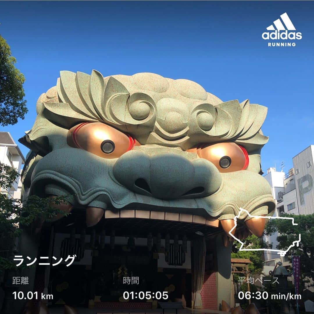 のインスタグラム：「おはようございます！大阪10km朝ラン終了！今日も快晴で暑くて走りやすかったです！ 心身共に健康で STINGRAY大阪3日目！11-19時。 Ayanaちゃんとの2人店長DAY！  #stingrun #朝ラン #玉ラン #adidas #adidasultraboost  #run #running #ランニング　#心身ともに健康に #今日の格言　　#大阪　#大阪ラン」
