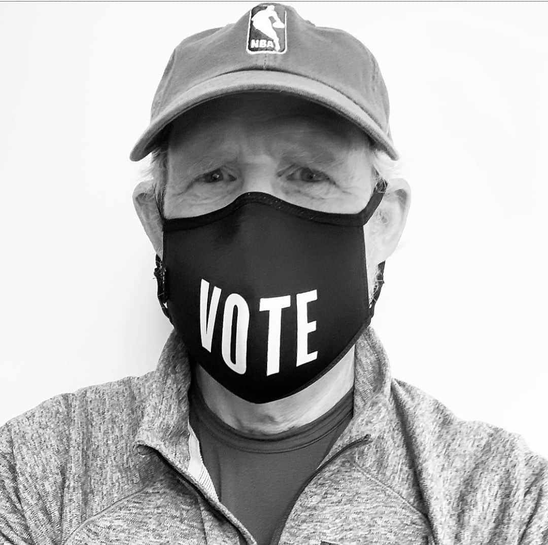 ロン・ハワードのインスタグラム：「Proud to join the movement! Join me by going to @WhenWeAllVote and learn how to get registered and ready to vote by making YOUR voting plan.」