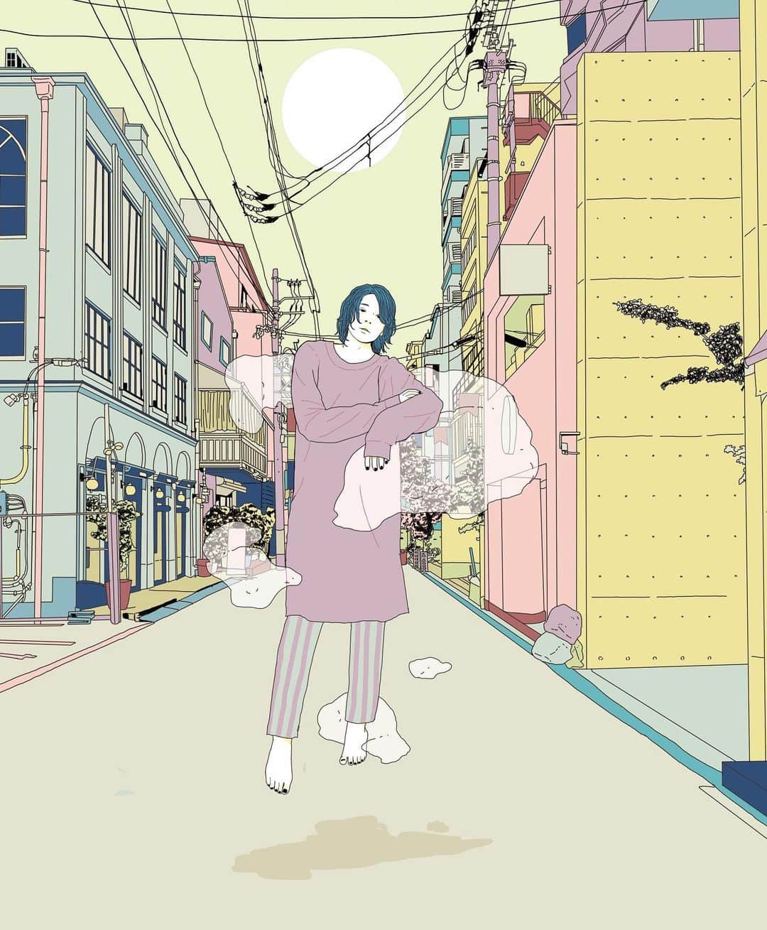 フクザワさんのインスタグラム写真 - (フクザワInstagram)「私の幸せはお前には決められない #Ukabe展 #illustration #anime #絵 #☁️」9月5日 0時42分 - fuku_zawa